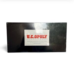 University of Cincinnati UC-OPOLY Board Game Black Edition (1985) Sealed